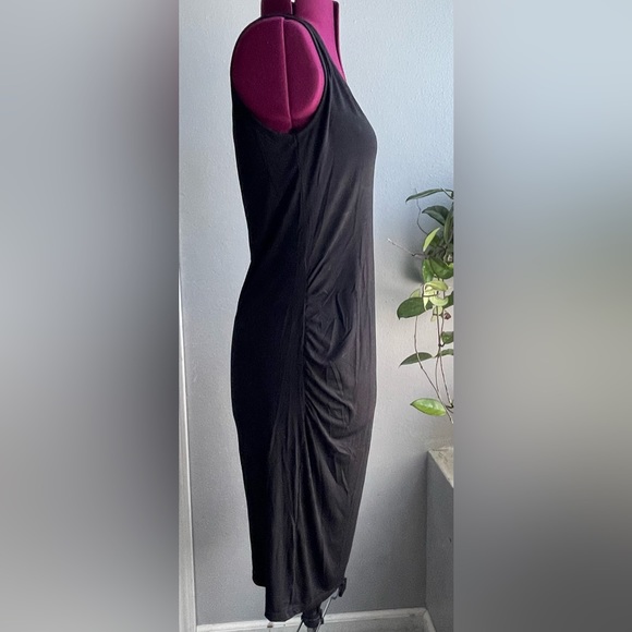 Boutique Black Summer Slinky Dress Women’s Sz L NWOT - Picture 2 of 10